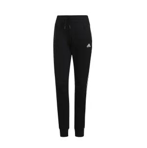 5 x Womens Adidas Essentials French Terry Logo 3-Stripes Black/ White Pants