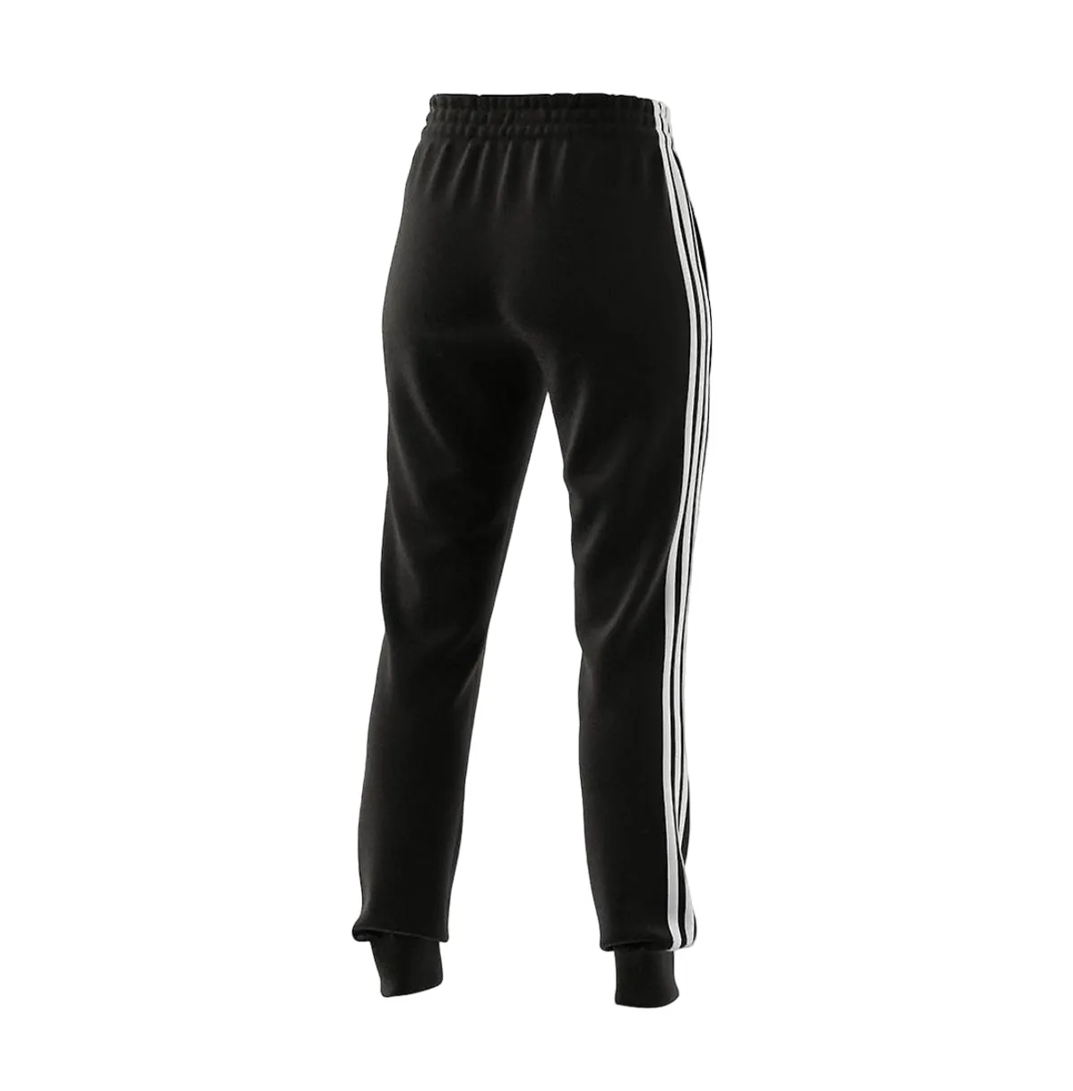 5 x Womens Adidas Essentials French Terry Logo 3-Stripes Black/ White Pants