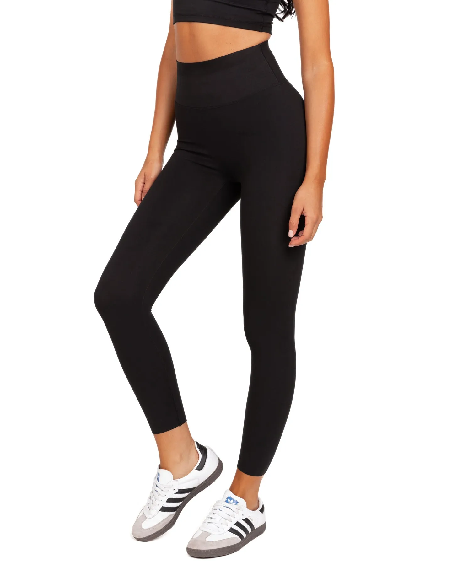 7/8 Aura Bonded Leggings - Black