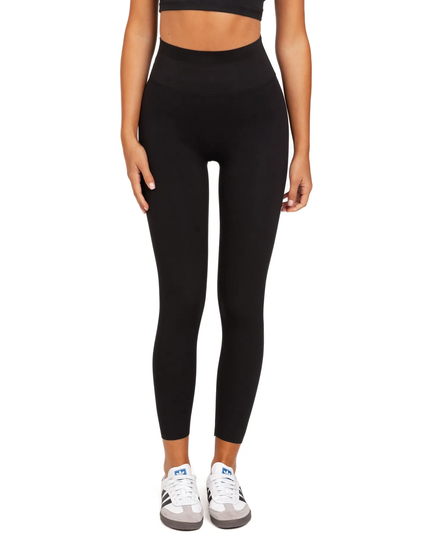 7/8 Aura Bonded Leggings - Black