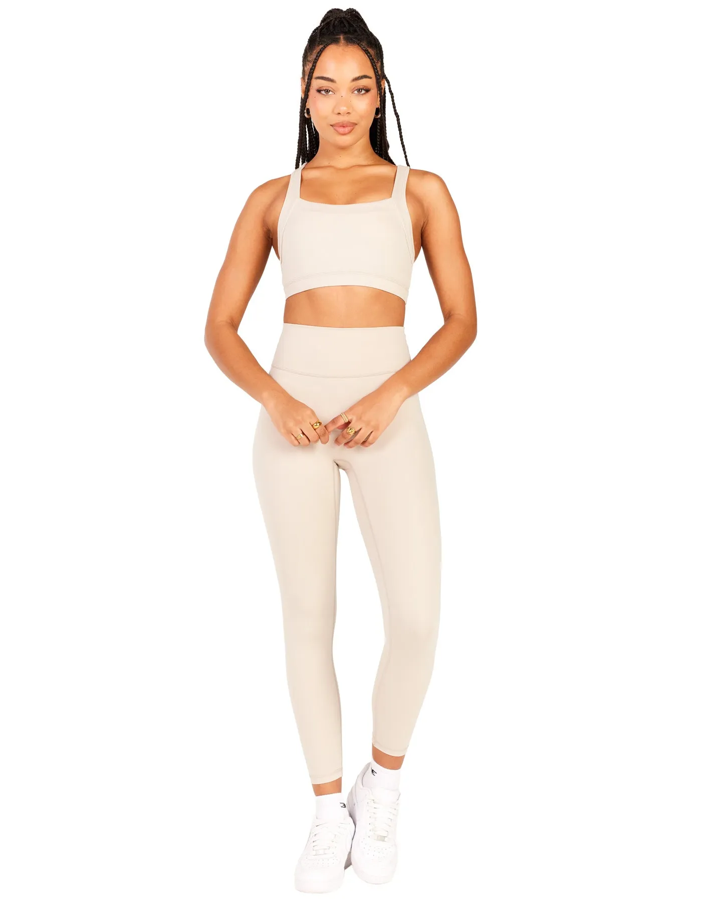 7/8 Aura SF Leggings - Oat Latte