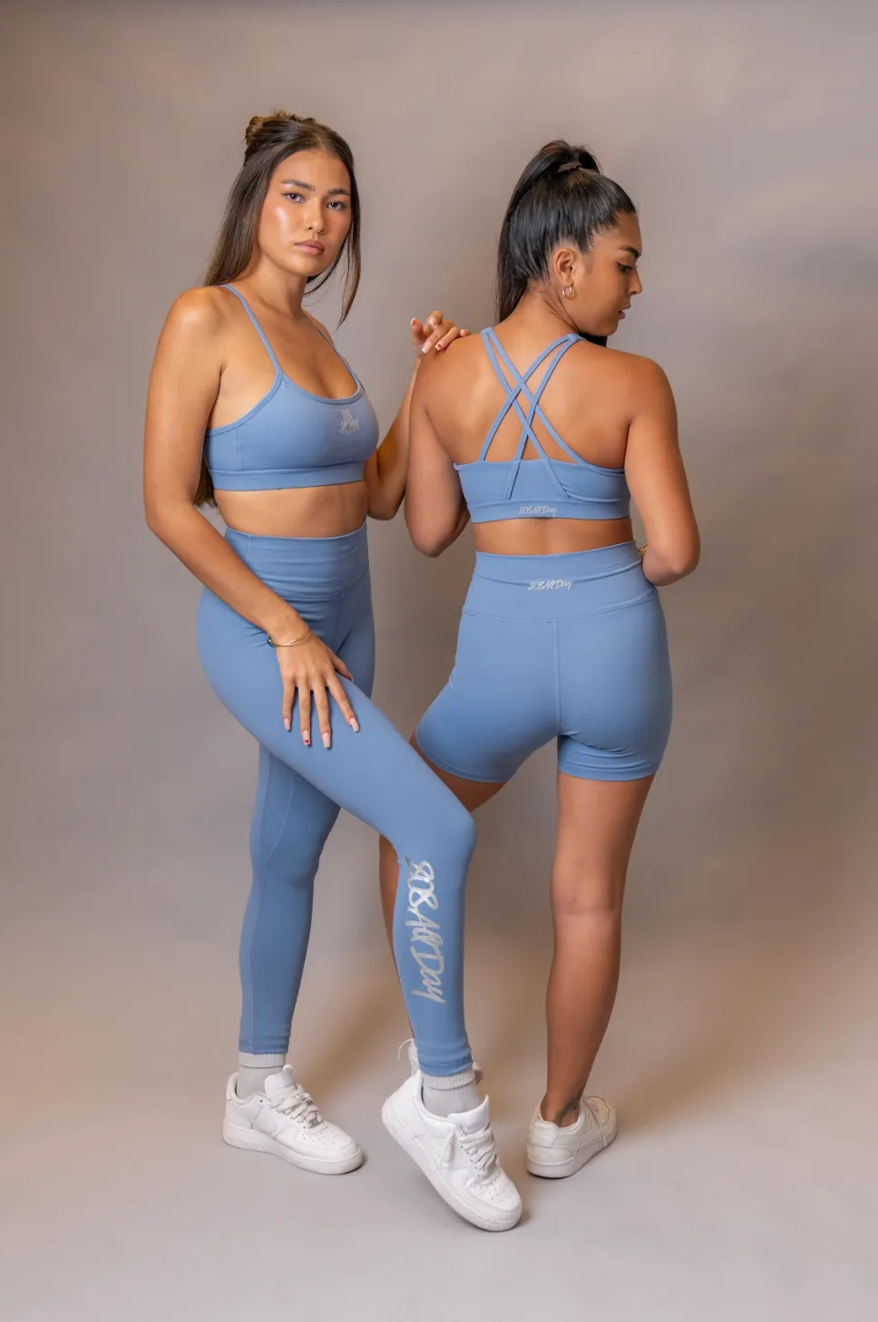 808ALLDAY Women's Blue Leggings