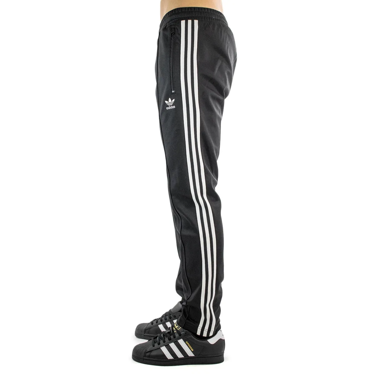 Adidas Beckenbauer Primeblue Track Pant Jogging Hose H09115 - schwarz-weiss