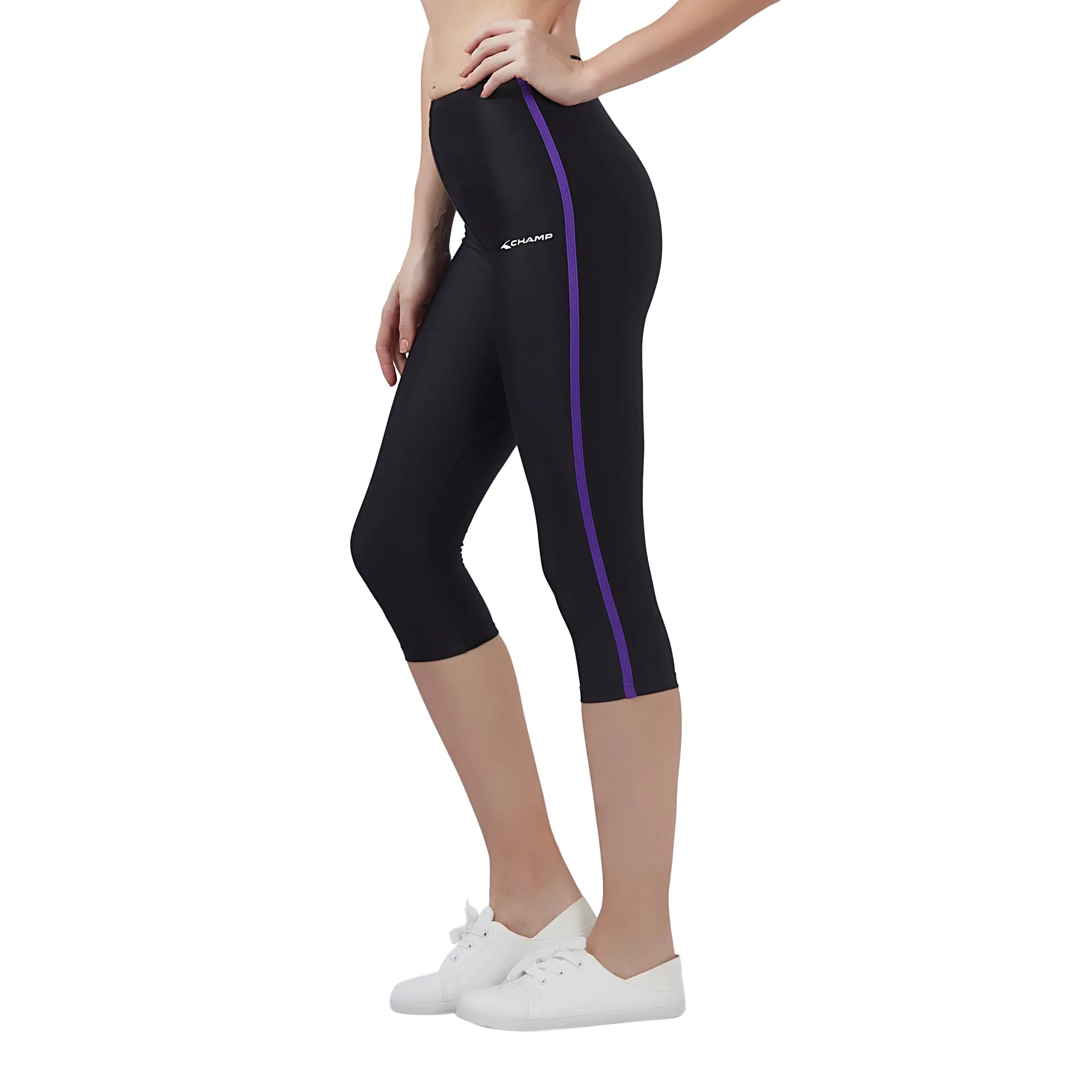 Align Women 3/4TH LEGGING (Ideal for Running, Gym and Yoga) Anti Chafing