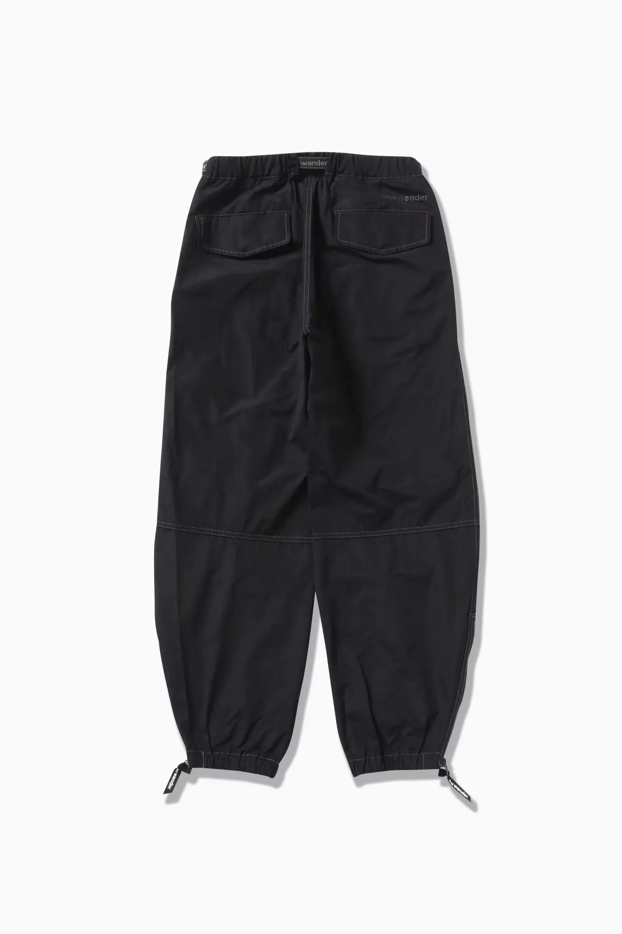 and Wander Side Zip Hem Pants - Black