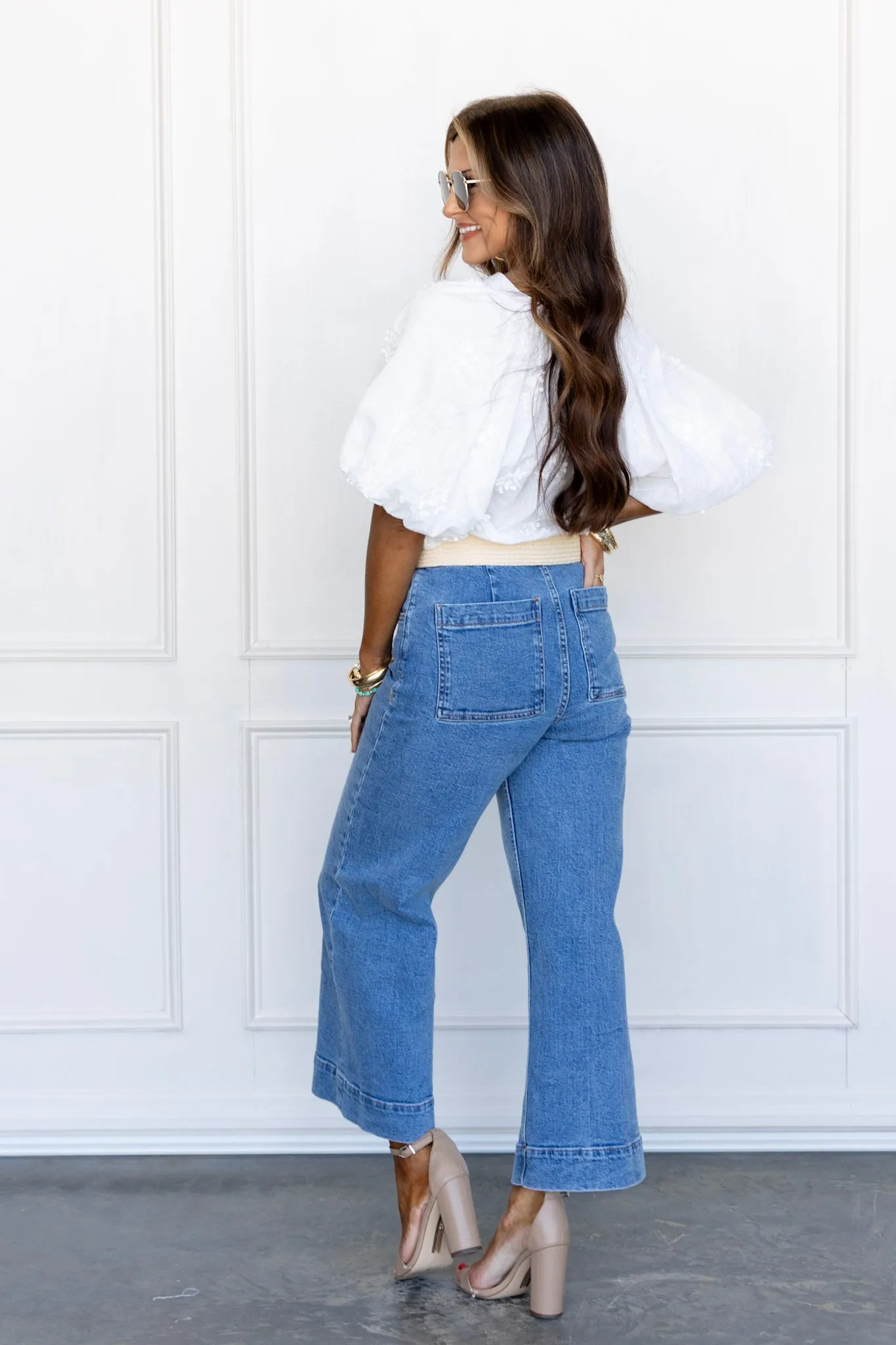 Audrey Cropped Wide Leg Jean - Sheridan | Dear John - FINAL SALE