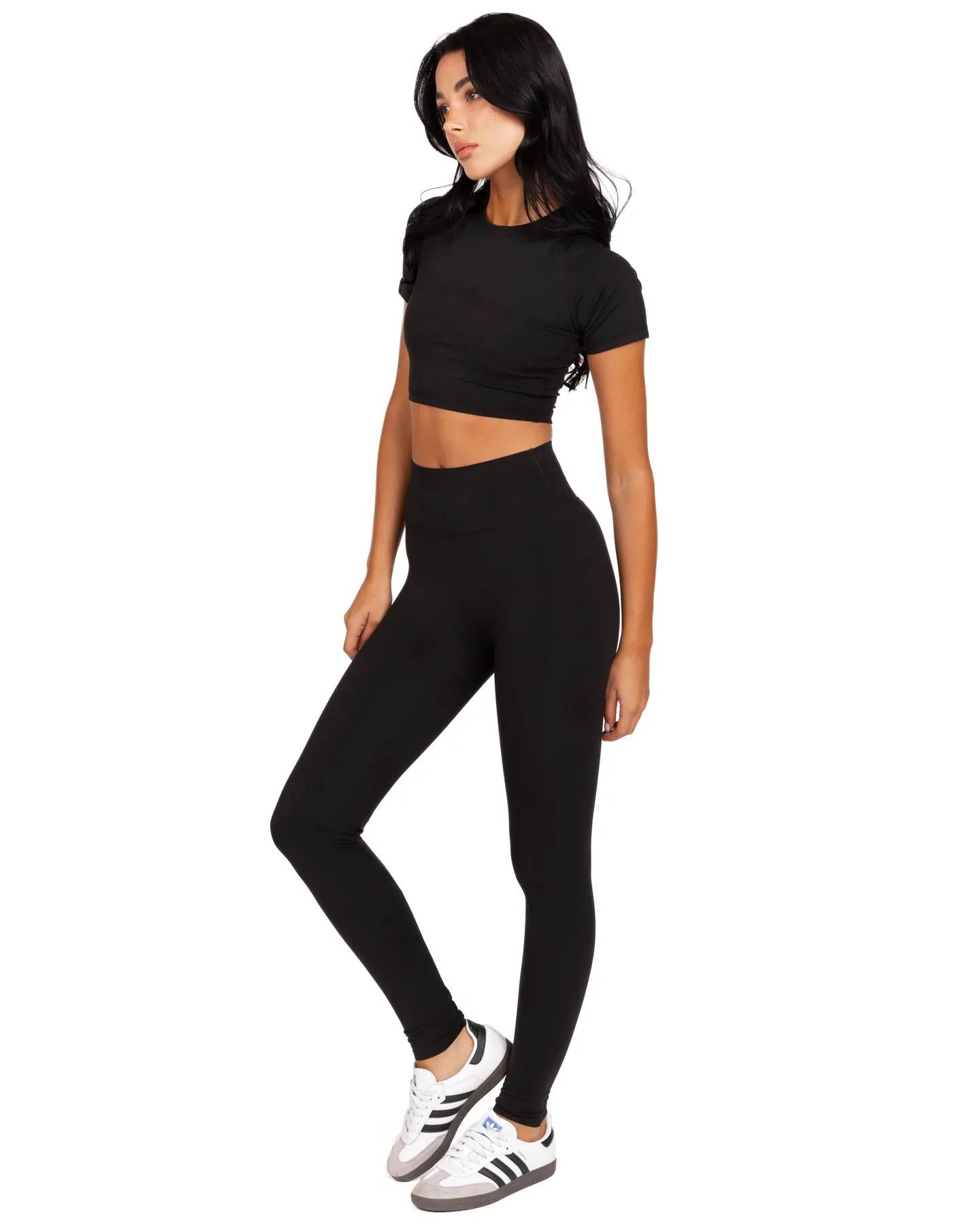 Aura Bonded Leggings - Black