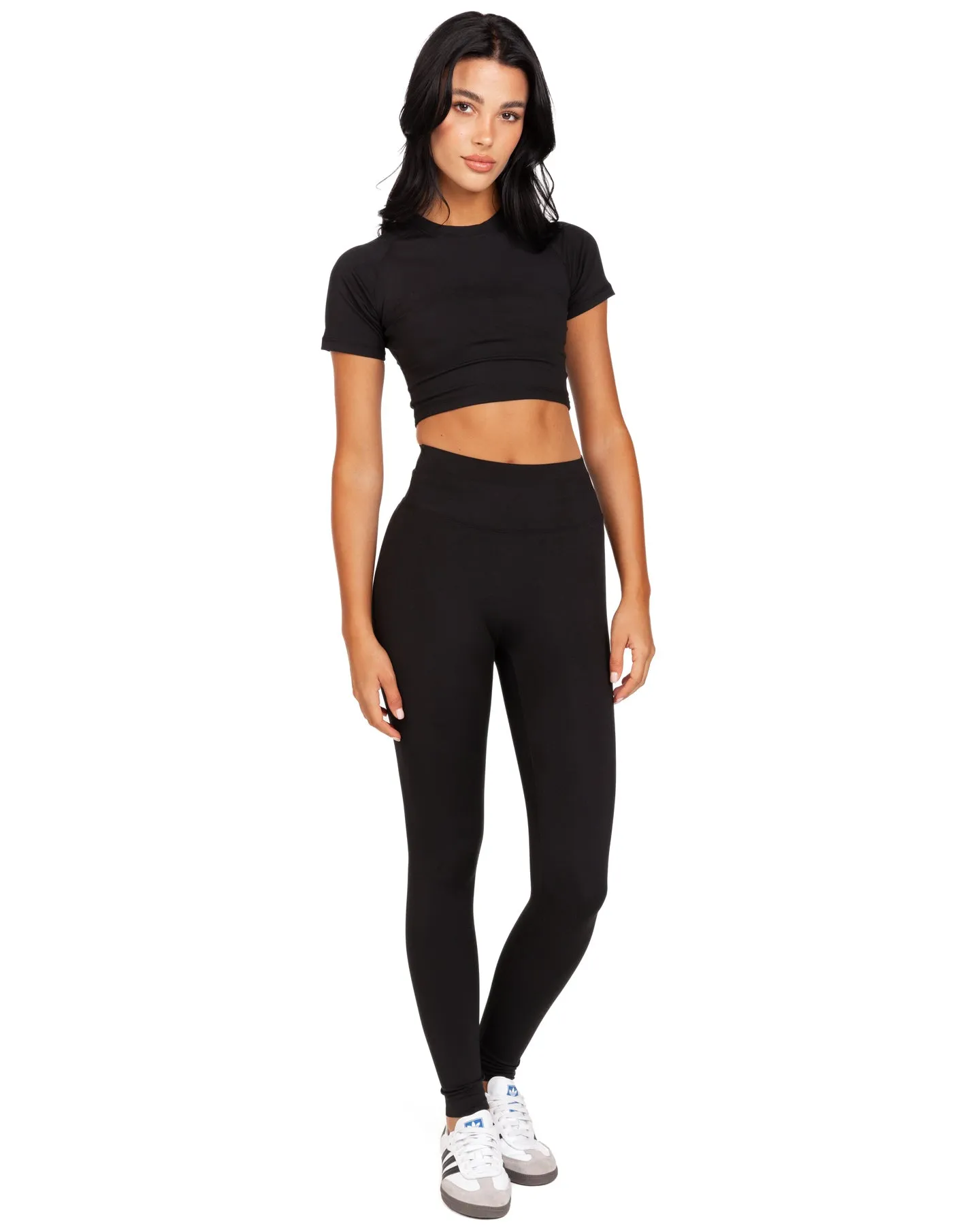 Aura Bonded Leggings - Black