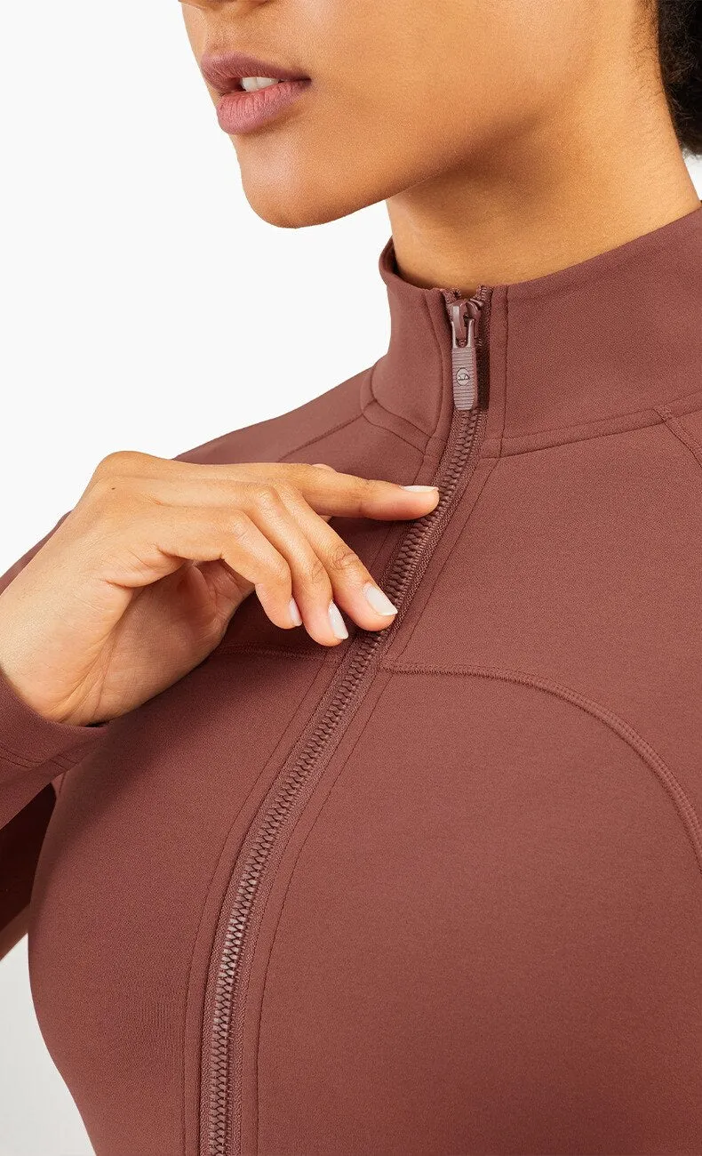 Autumn Seamless Solid Yoga Long Shirt Jacket Long Sleeve Zipper Sportswear Top Women Workout Slim Shirt Casual Gym Fitness Tees