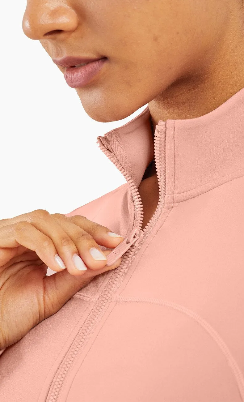 Autumn Seamless Solid Yoga Long Shirt Jacket Long Sleeve Zipper Sportswear Top Women Workout Slim Shirt Casual Gym Fitness Tees