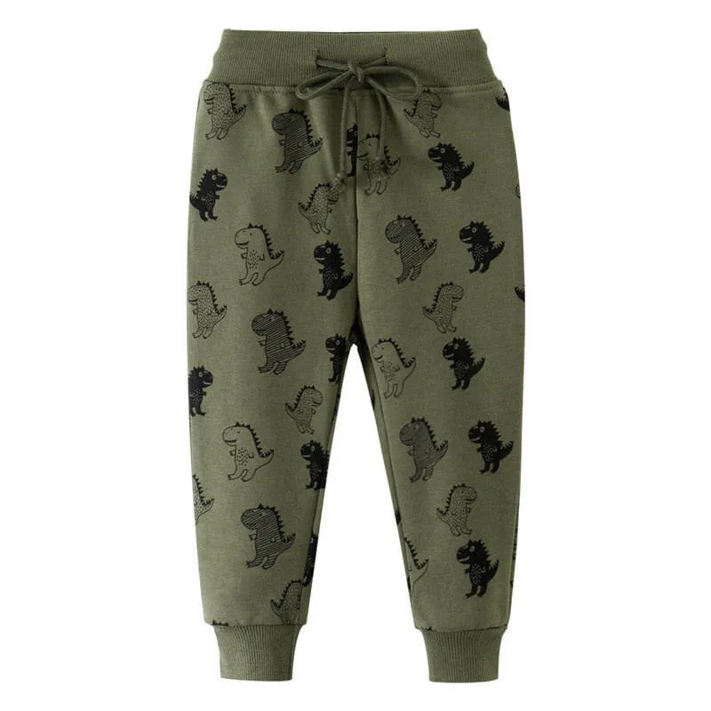 Baby Boys Cat Animal Print Pants