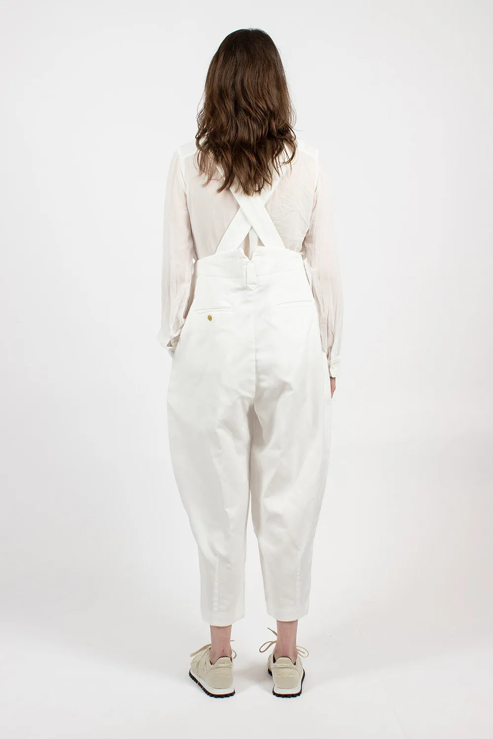 Balloon Brace Pant White