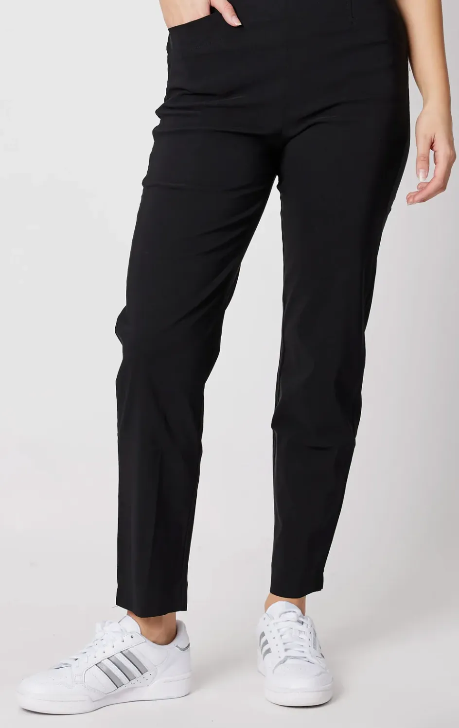 Basic Full Length Pants Black/Navy