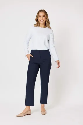 Basic Full Length Pants Black/Navy