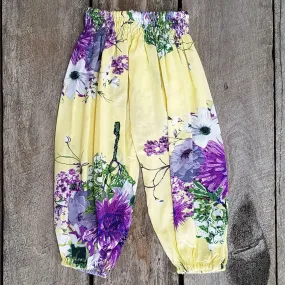 Beachside Boho Pants - Lemon Mauve