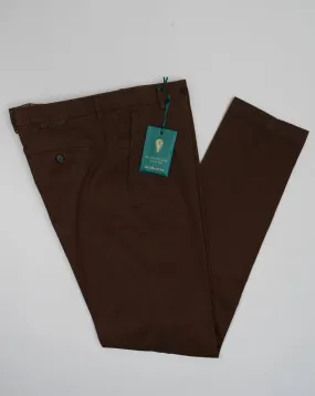 Berwich Morello Garment Dyed Chinos / Moro