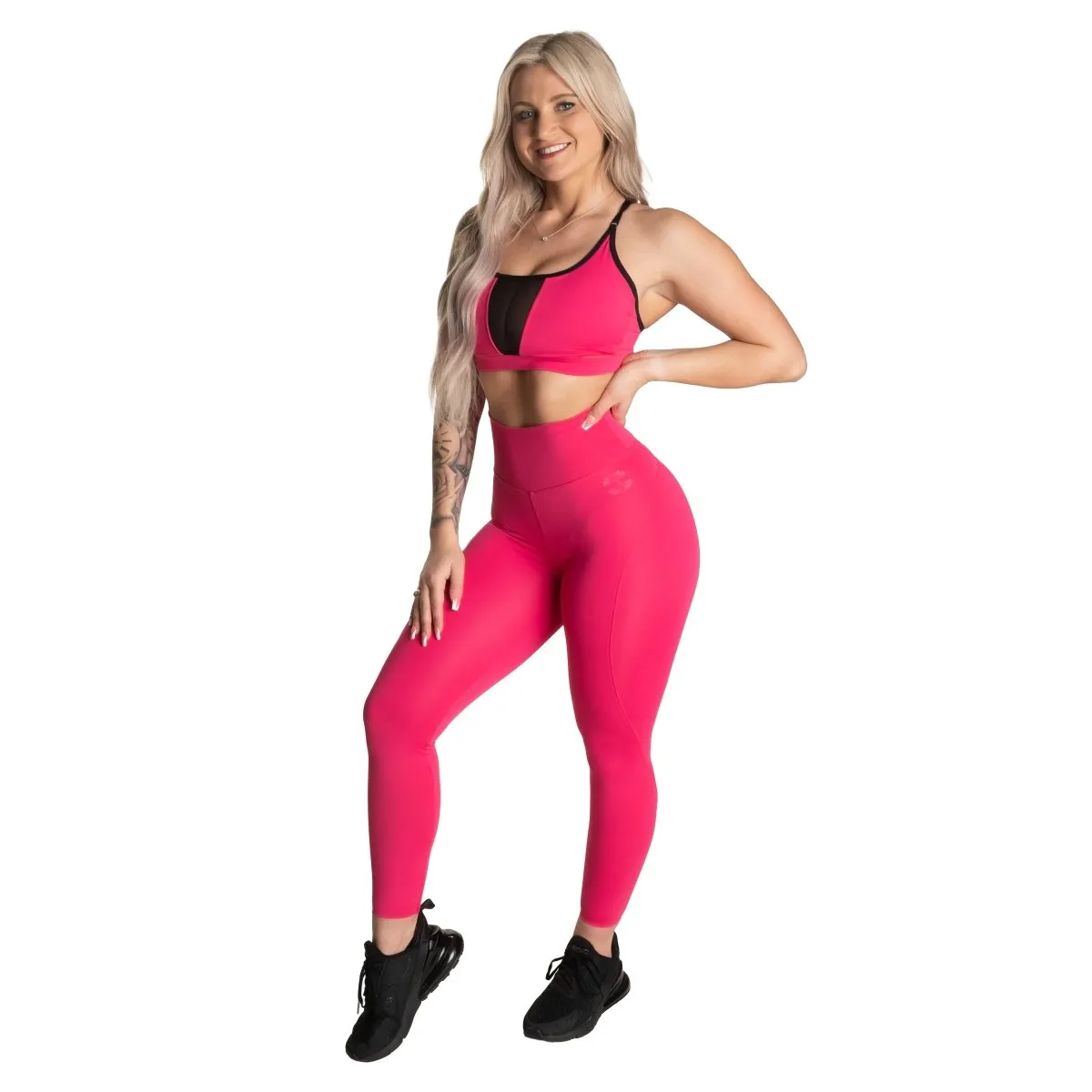 Better Bodies High Waist Leggings - Hot Pink