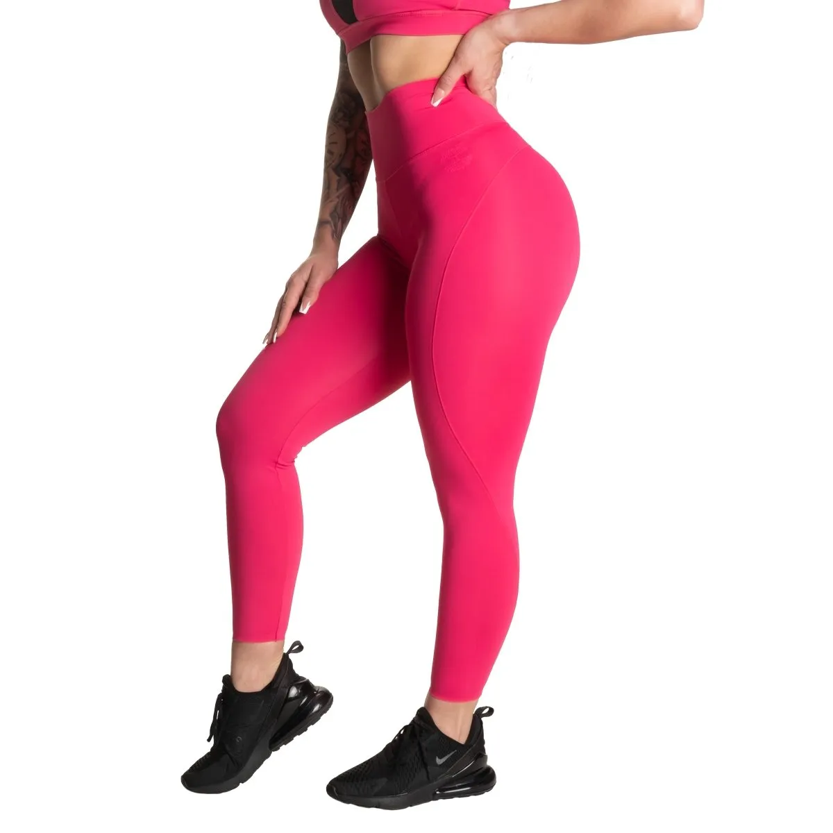 Better Bodies High Waist Leggings - Hot Pink