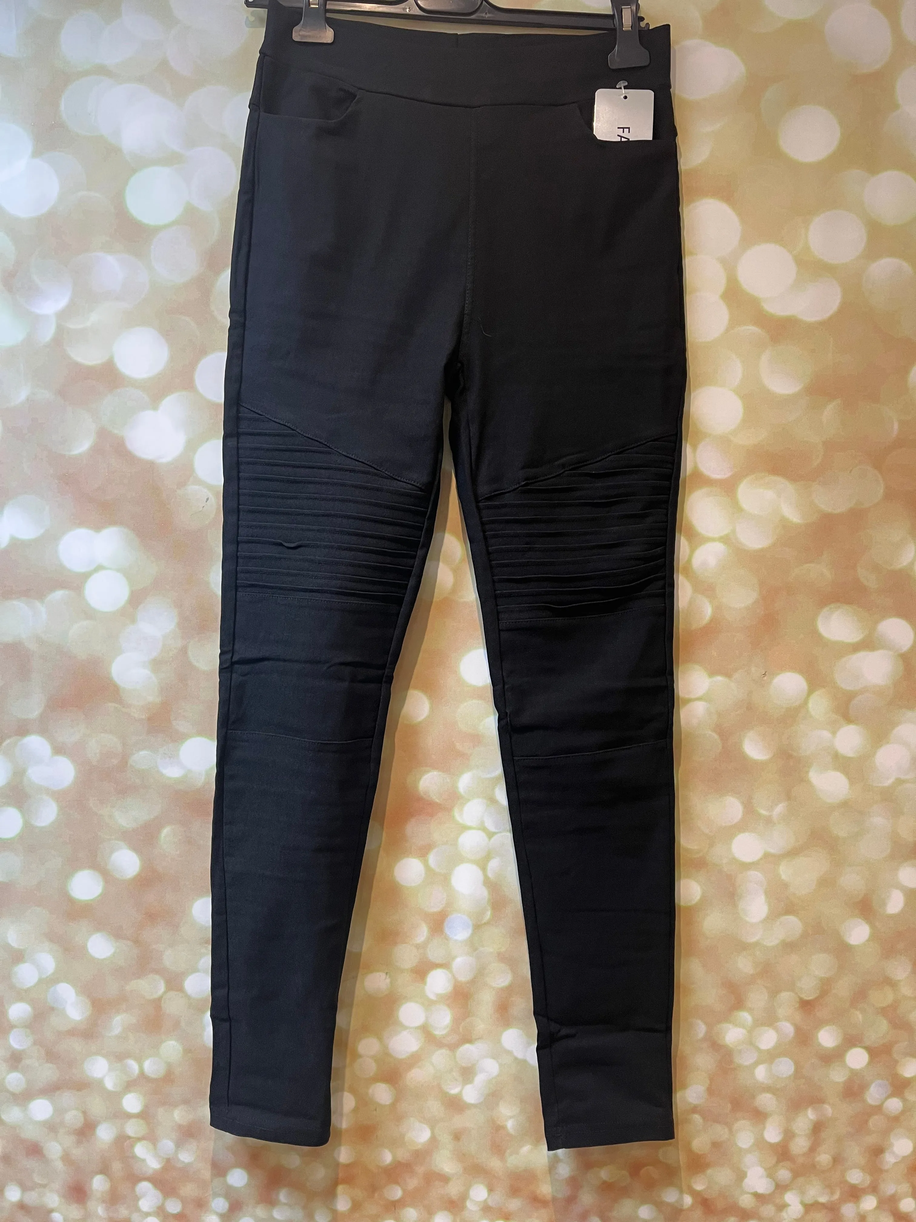 Biker stretch jeggings