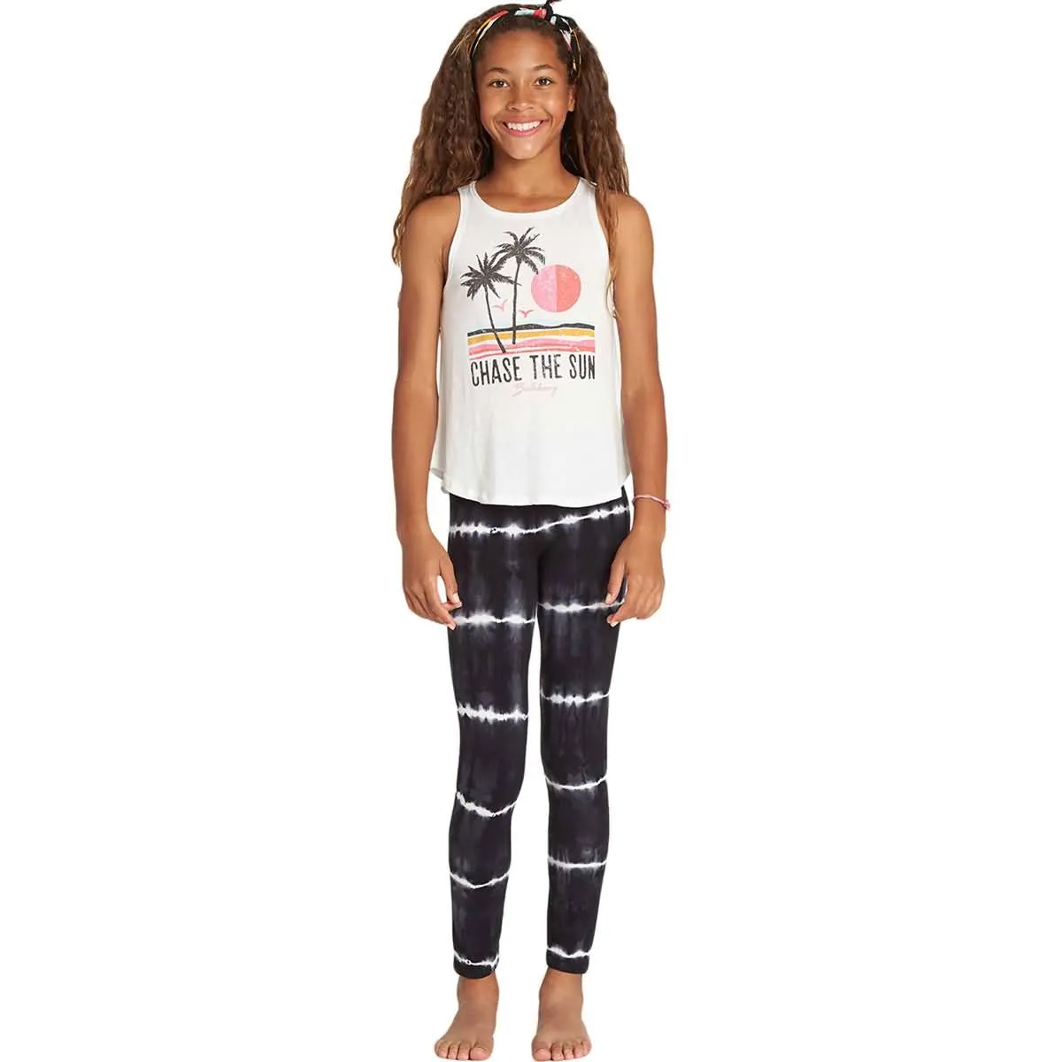 Billabong Leg Up Tie-Dye Legging Youth Girls Pants (Brand New)