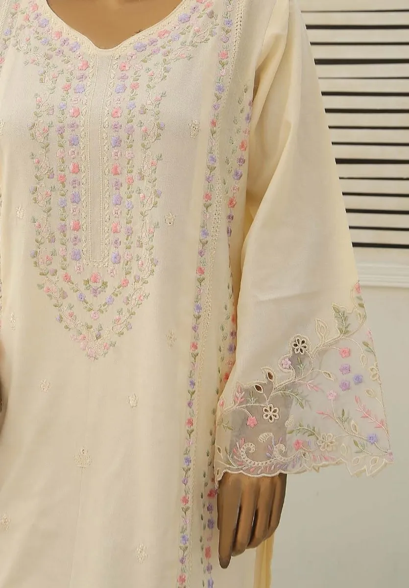 Bin Saeed Embroidered Marina 3 Piece Suit BIN130