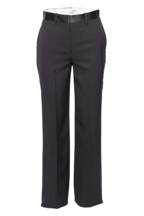 Black Pleated Tapered Trouser