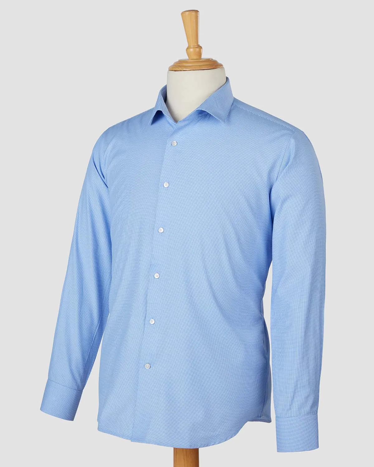 Blue Lupine Houndstooth Shirt