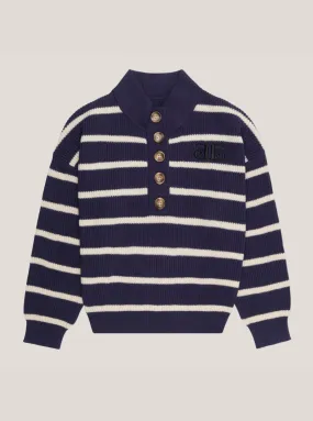 Blythe Sweater in Navy Cream