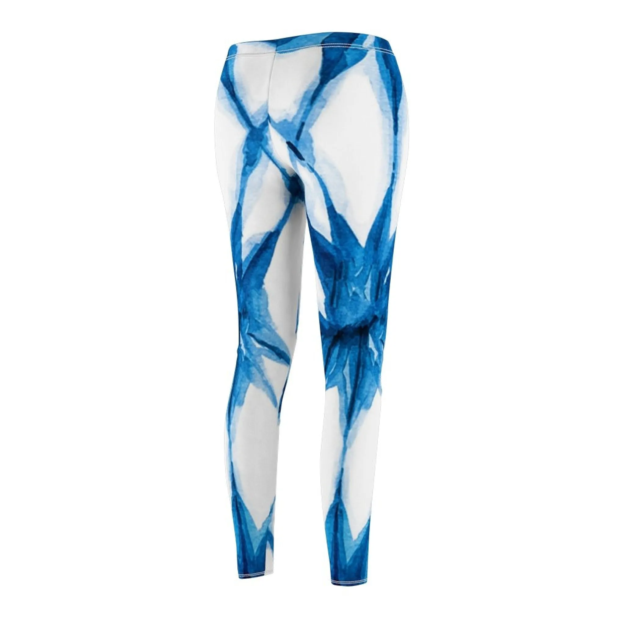 Bynelo Tie Dye Stripy Women's Casual Leggings