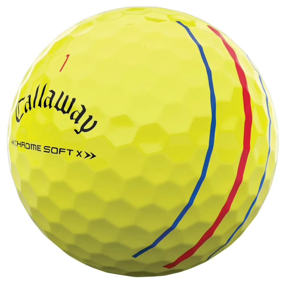 Callaway Chrome Soft X Triple Track Golf Balls '22 - Dozen