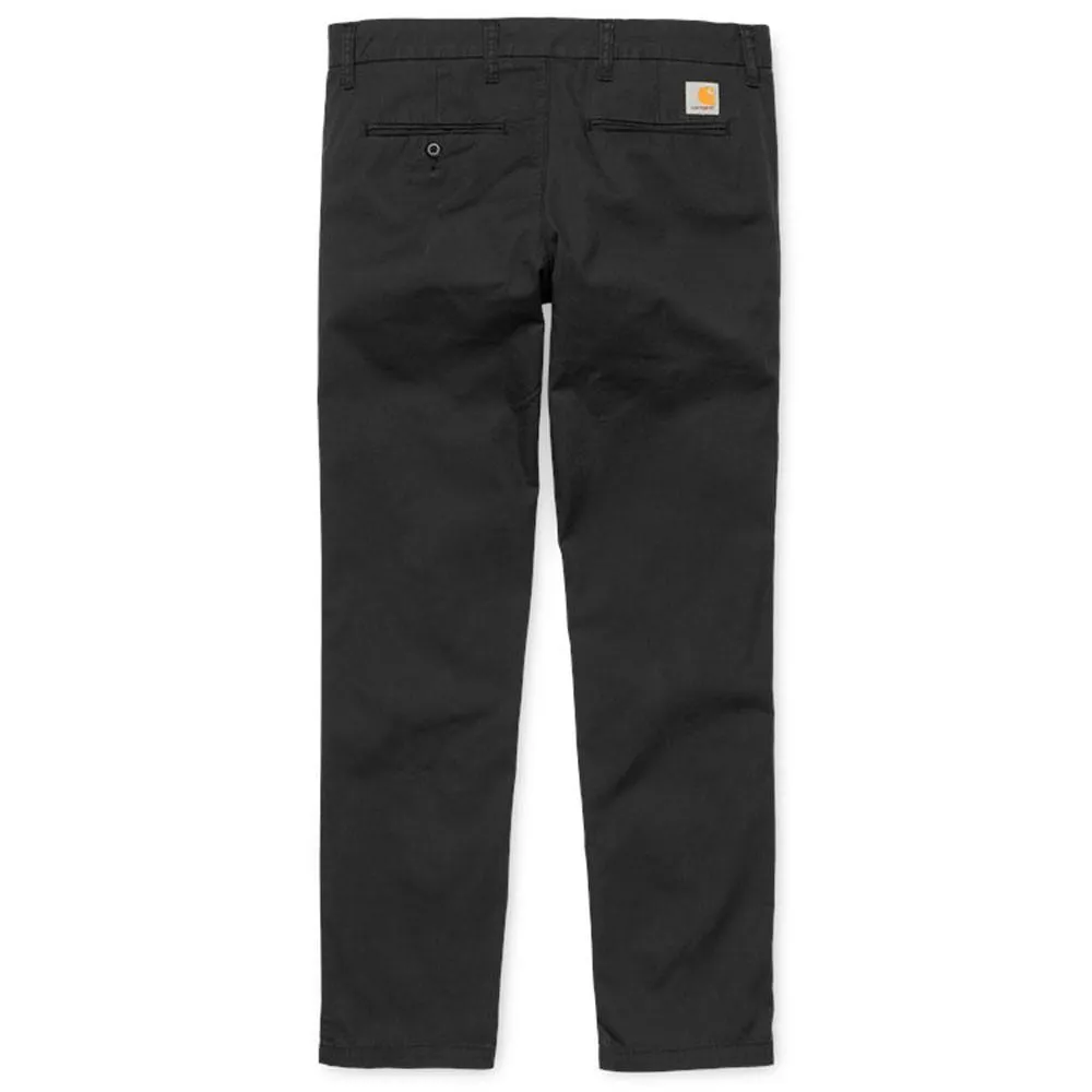 Carhartt WIP Sid Pant Chinos - Black Rinsed