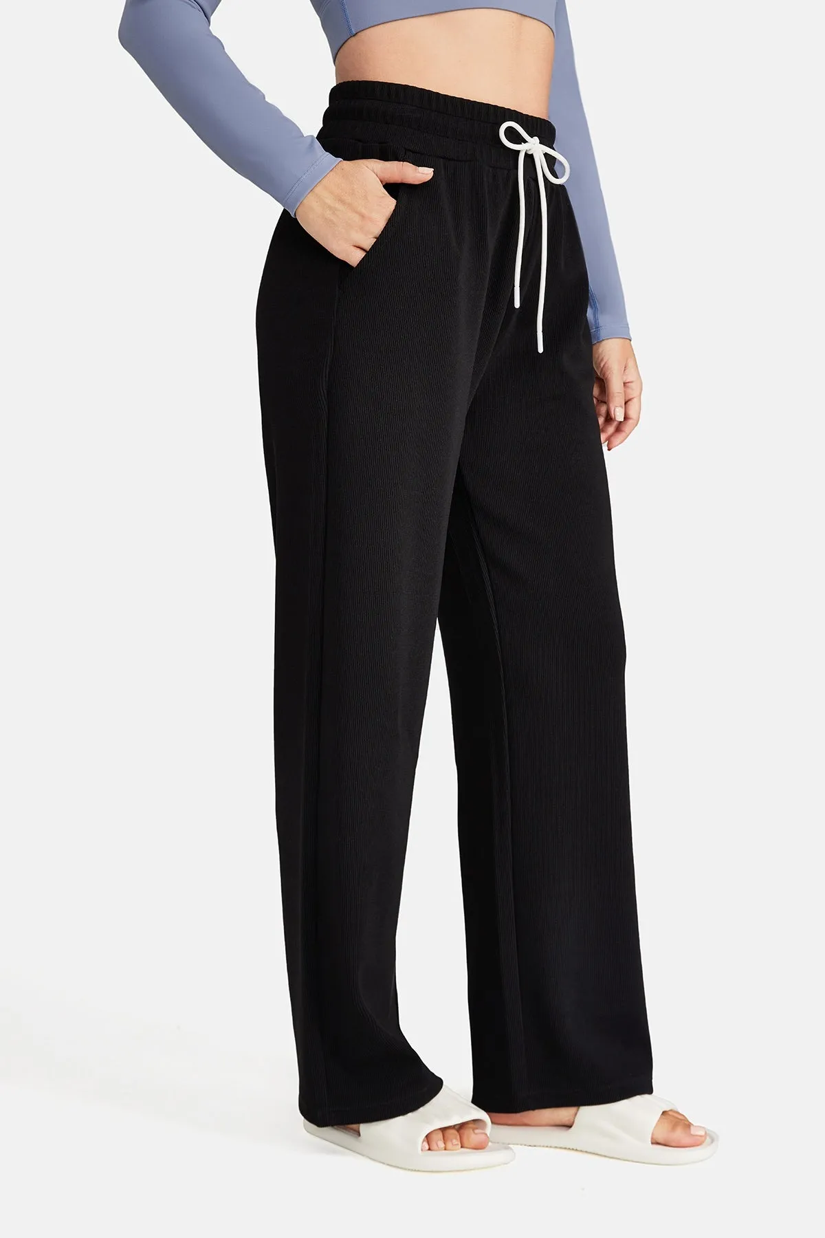 Casual Striped Lightweight Track Pant