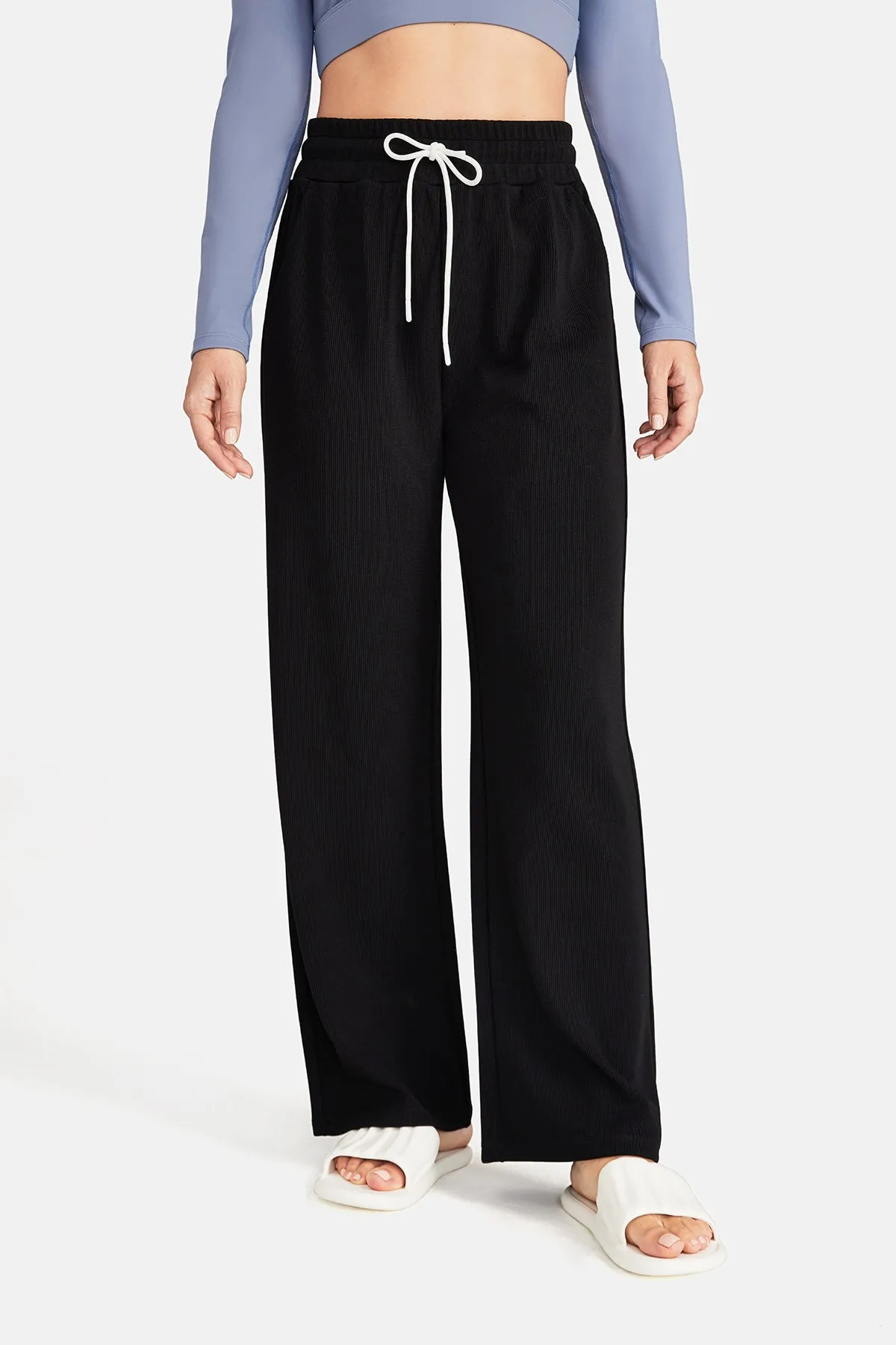 Casual Striped Lightweight Track Pant