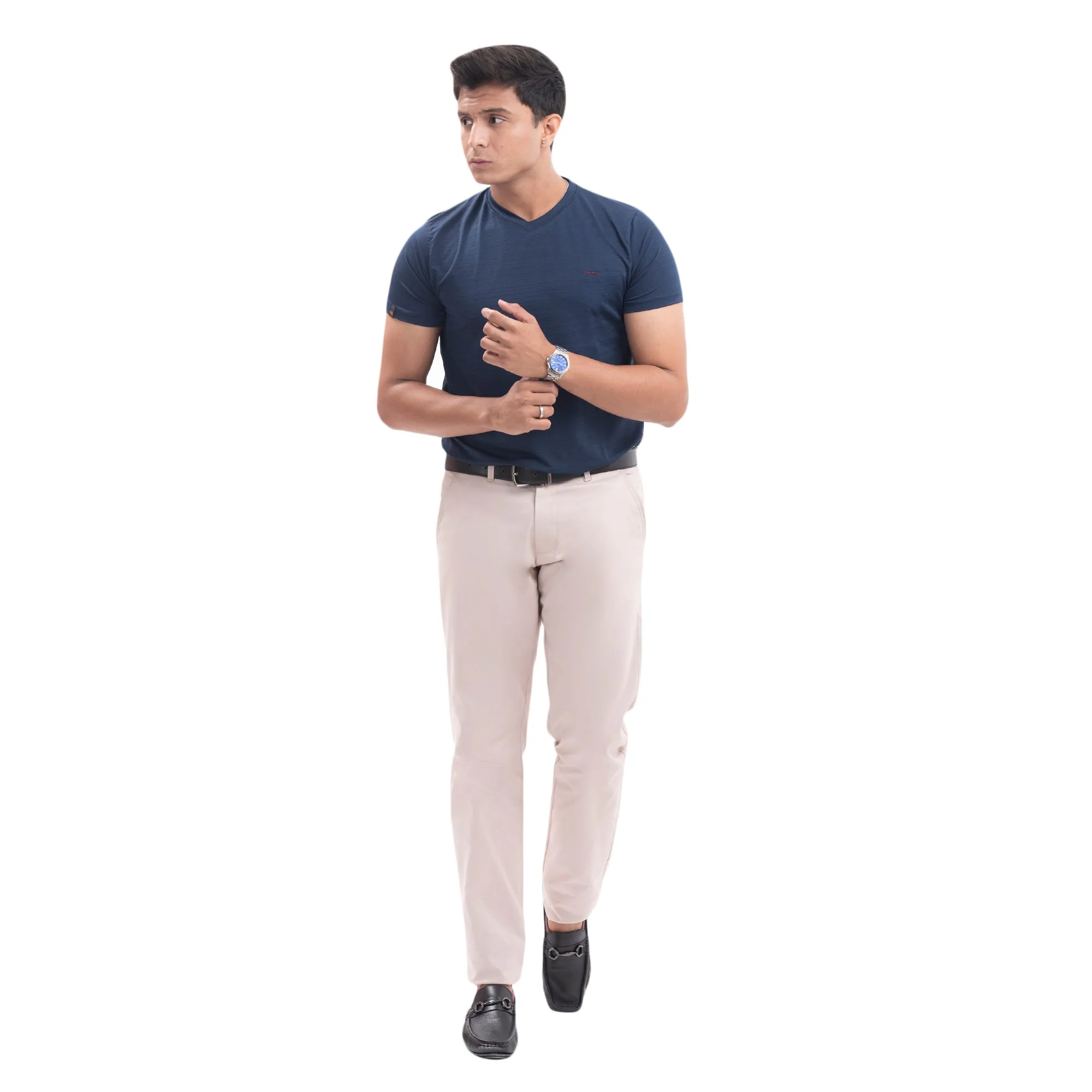 Cotton Chinos-Beige