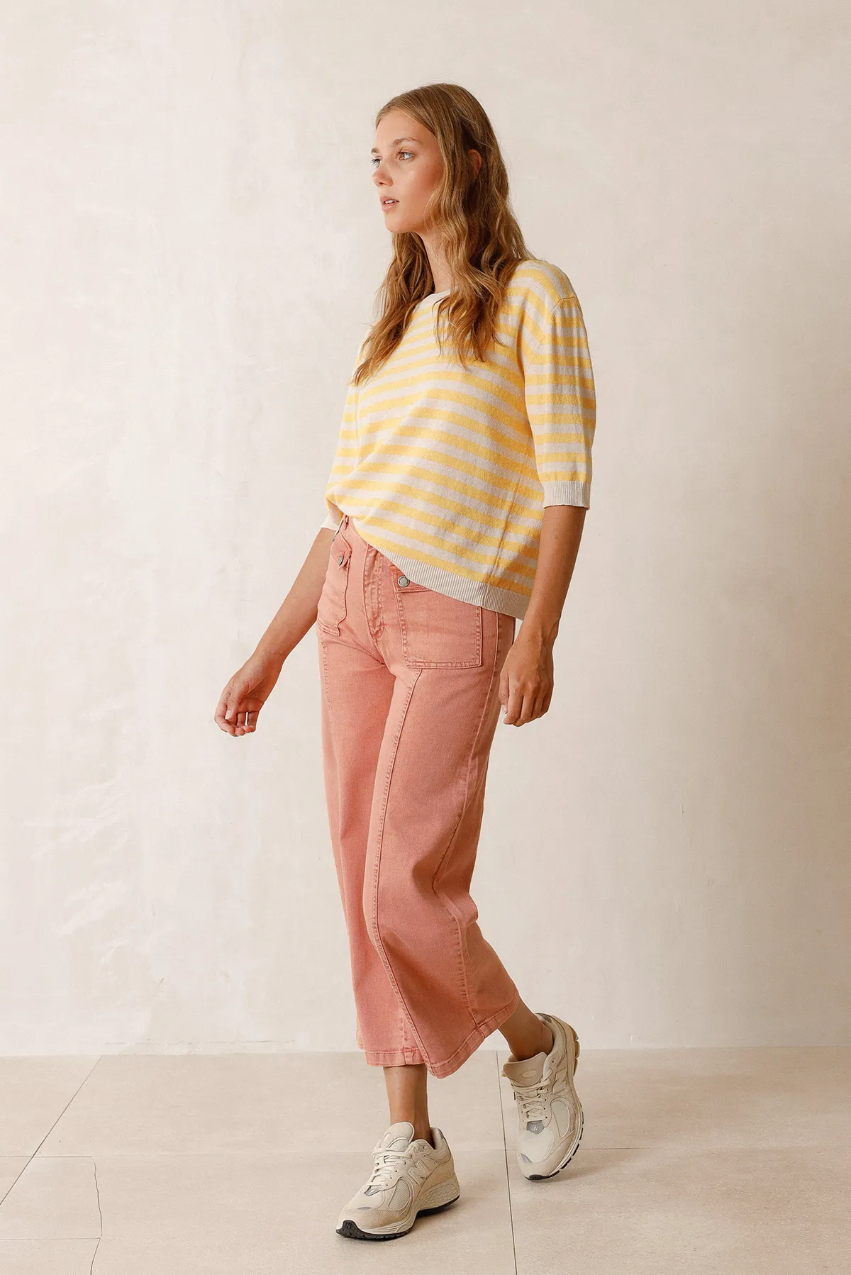 COTTON CROPPED PANT