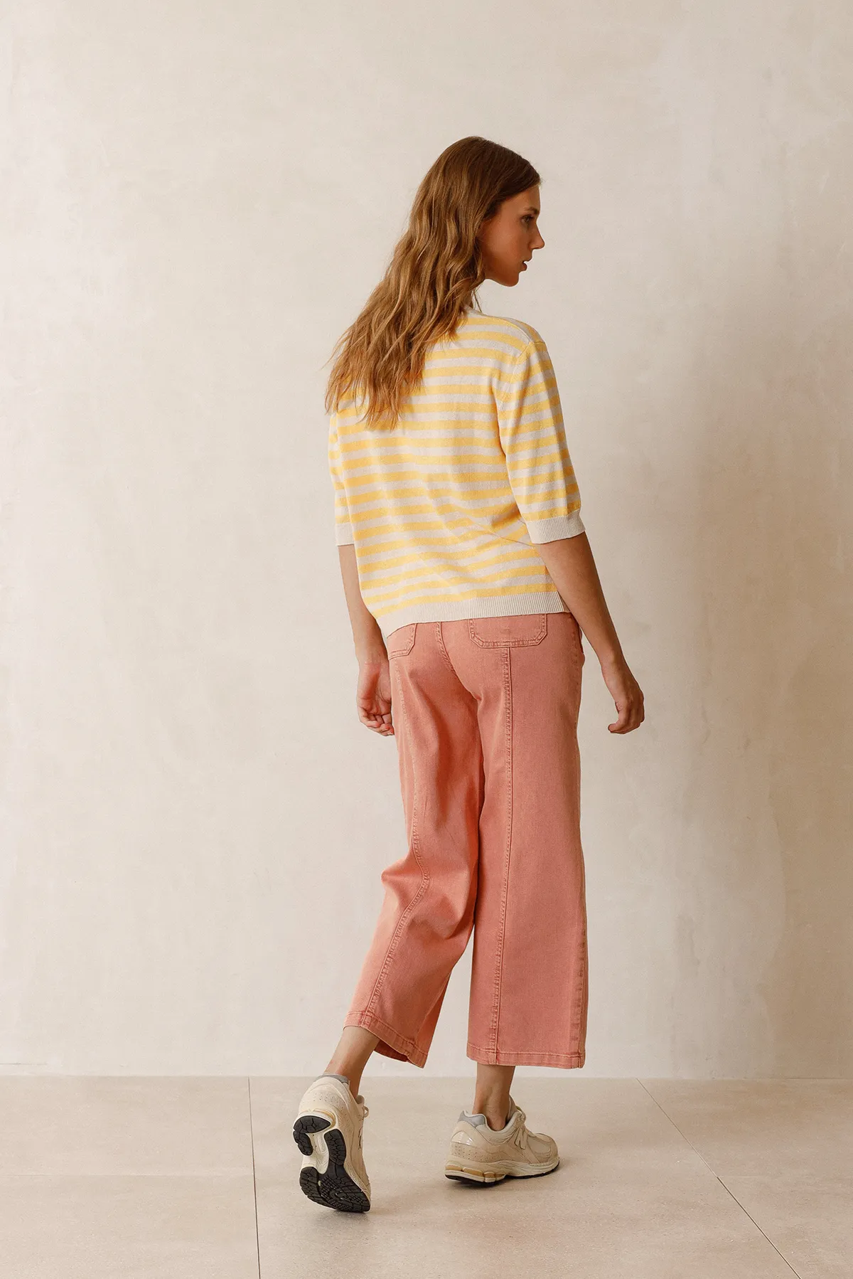 COTTON CROPPED PANT