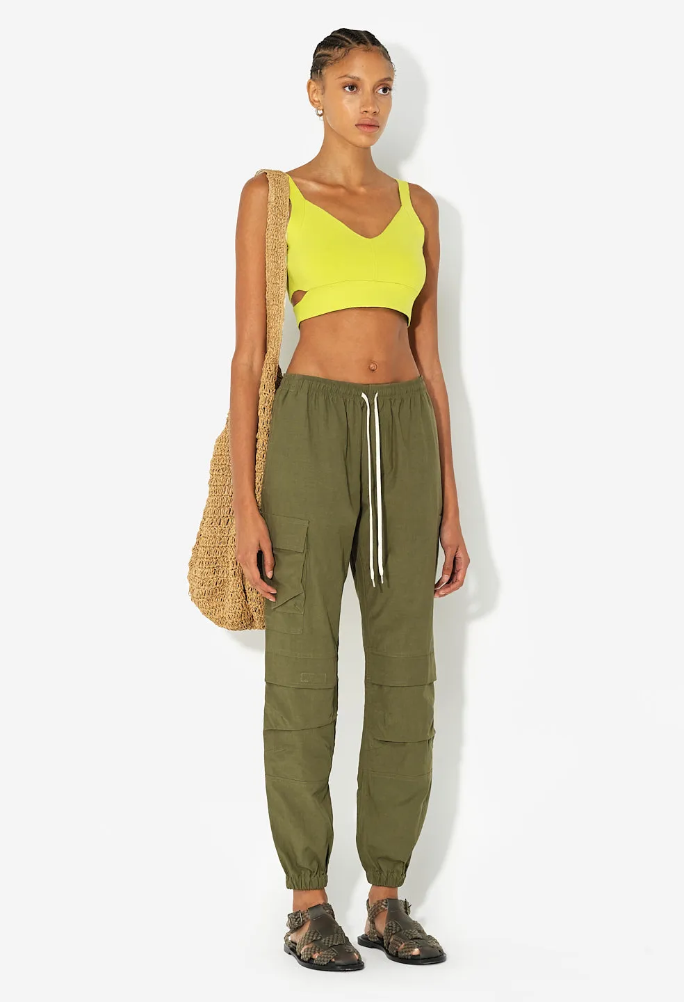 Cotton Himalayan Pant / Olive