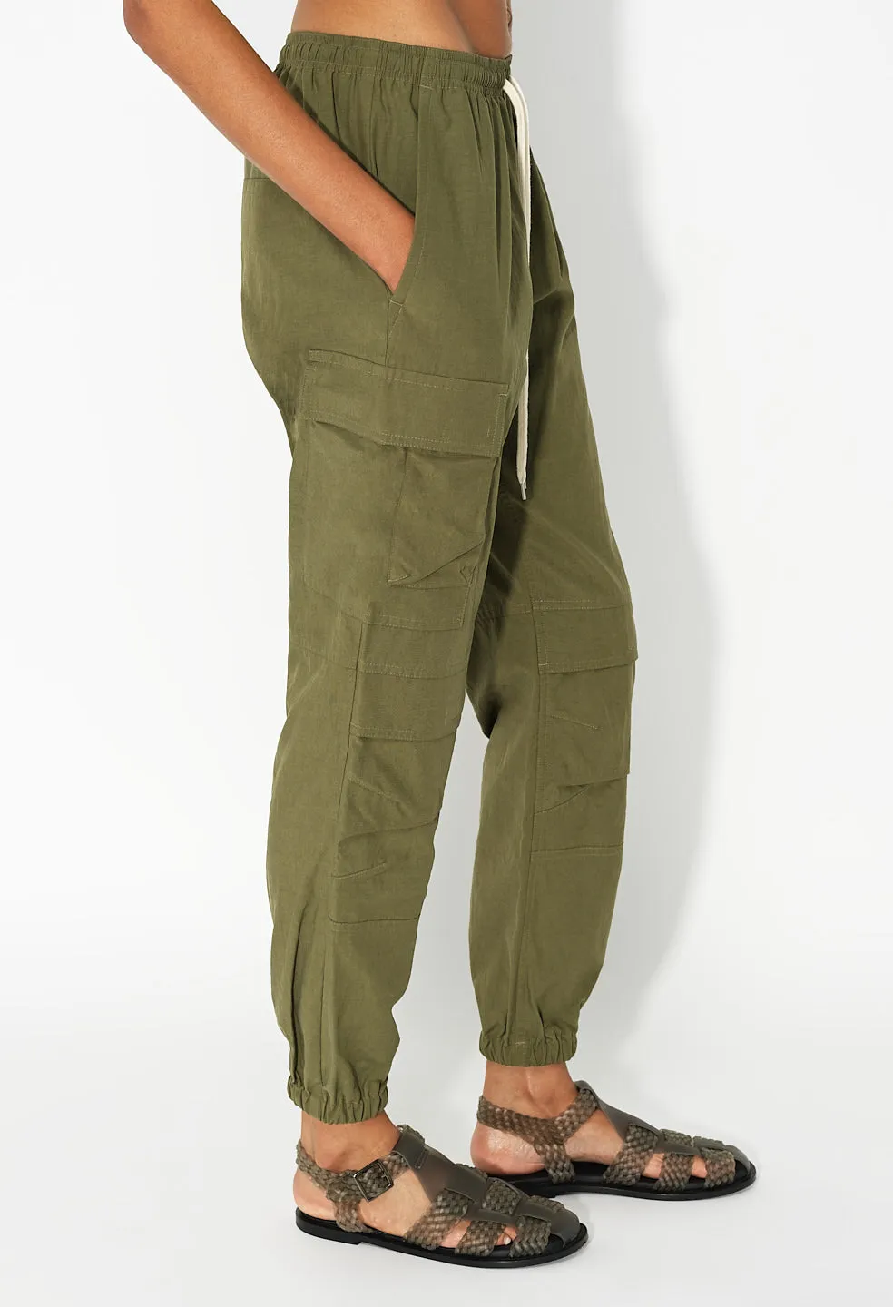 Cotton Himalayan Pant / Olive