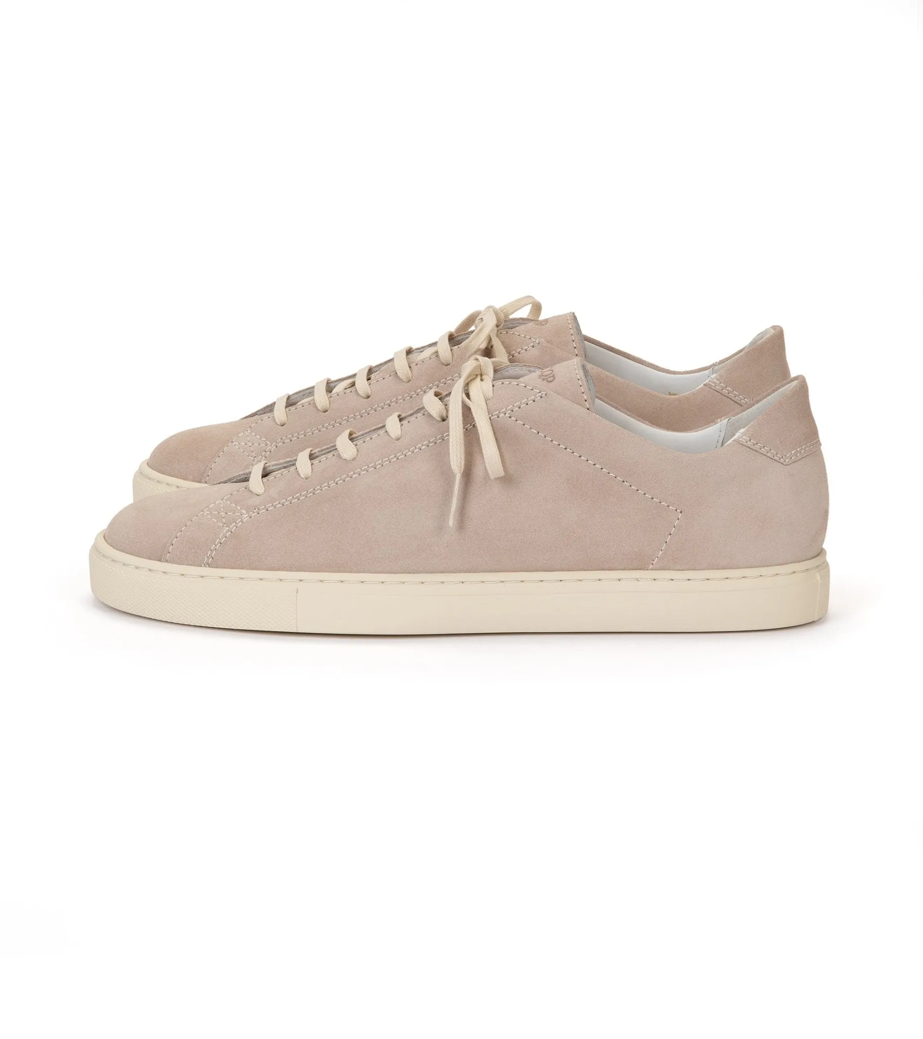 CQP Racquet Suede Sneaker: Beige