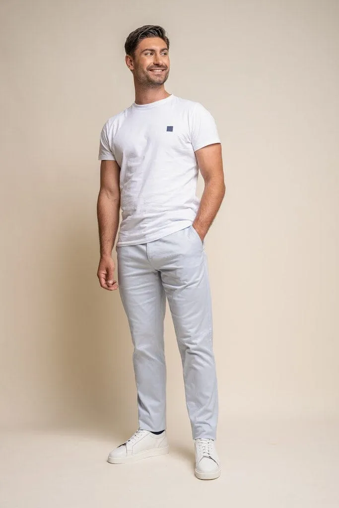 Dakota Ice Blue Chinos