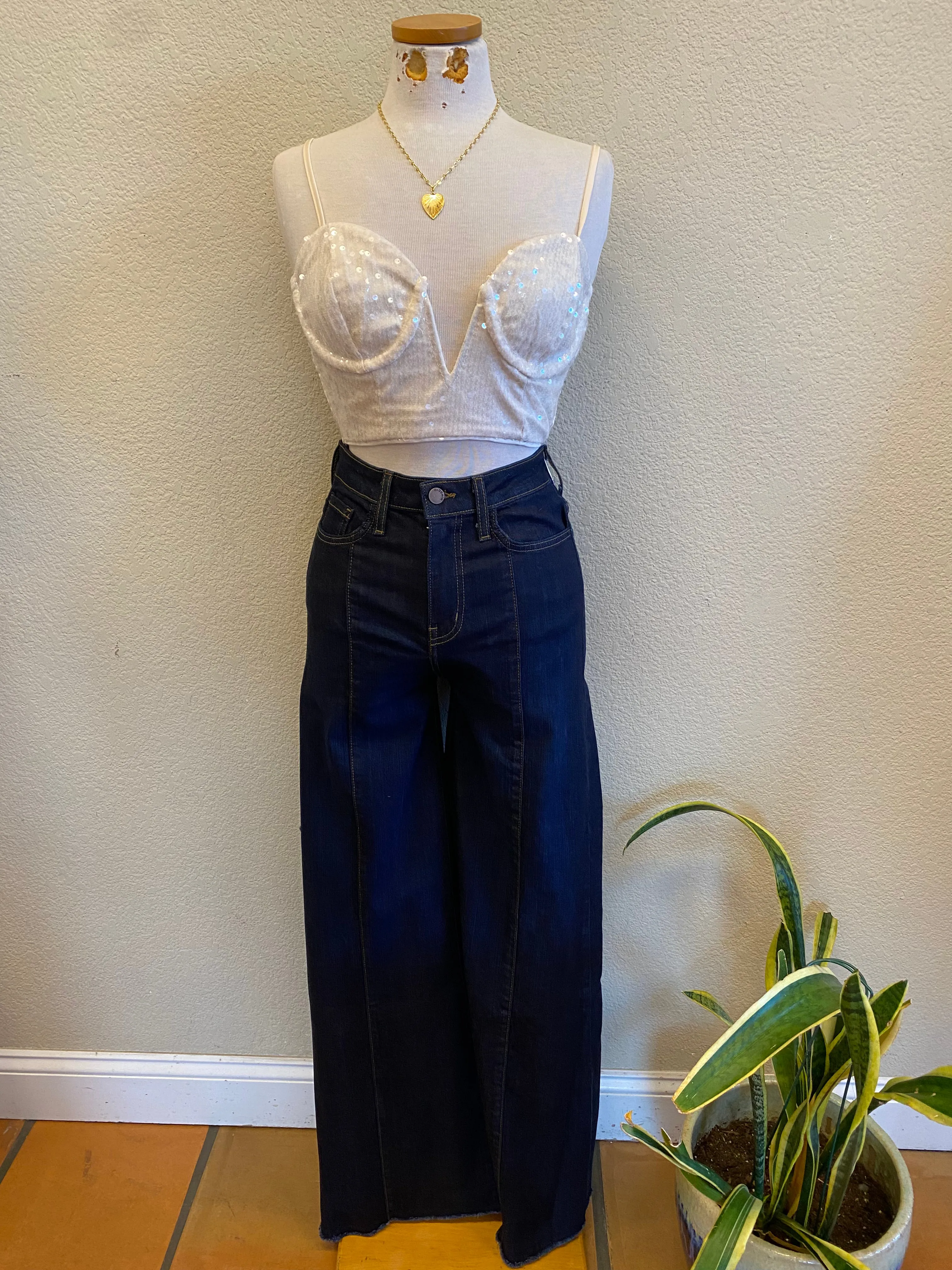 DEANNA WIDE LEG DENIM