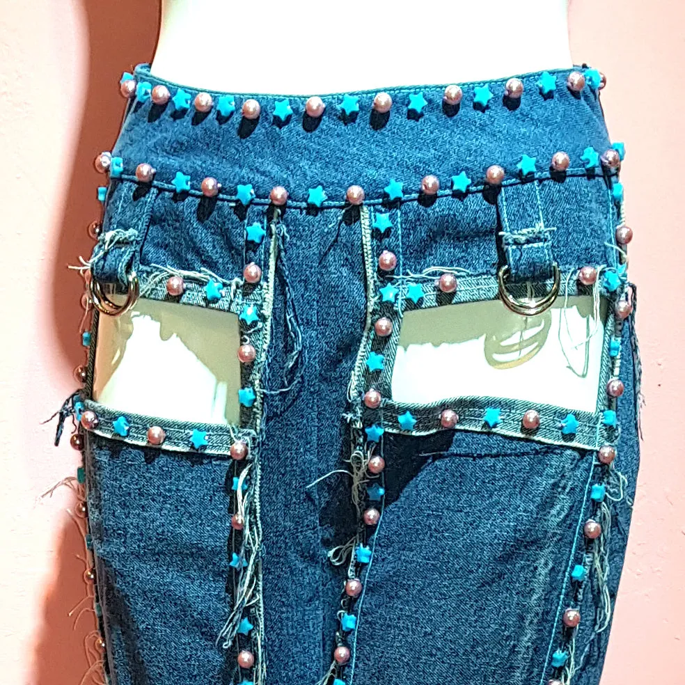 Denim Flare Boy Pants