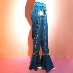 Denim Flare Boy Pants