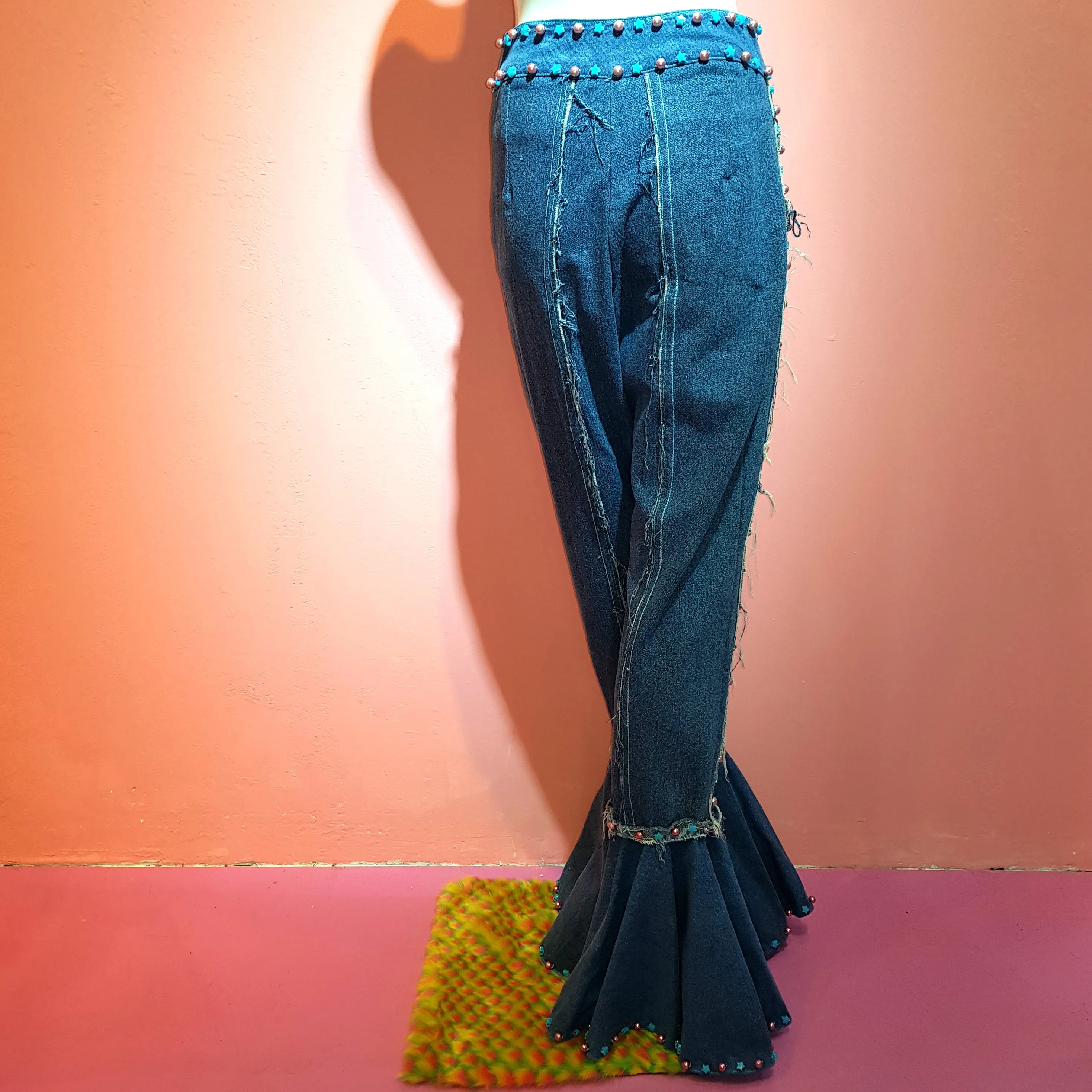 Denim Flare Boy Pants