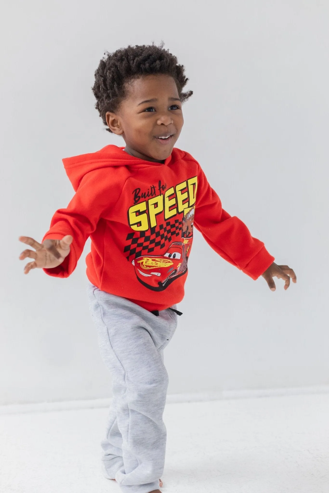 Disney Cars Fleece Hoodie and Pants Outfit Set