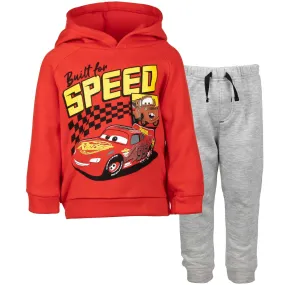 Disney Cars Fleece Hoodie and Pants Outfit Set