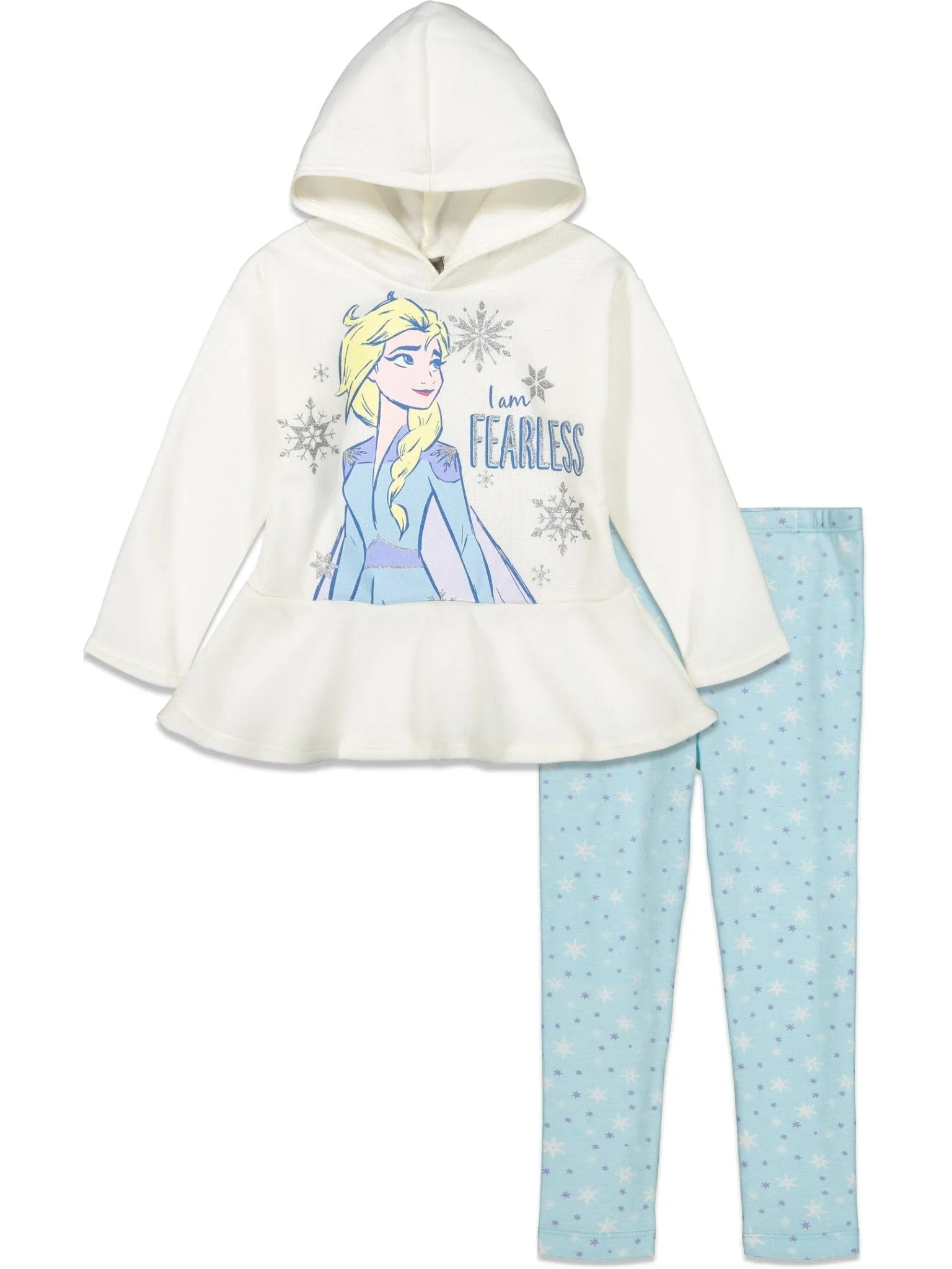 Disney Frozen Queen Elsa Fleece Hoodie and Leggings Outfit Set