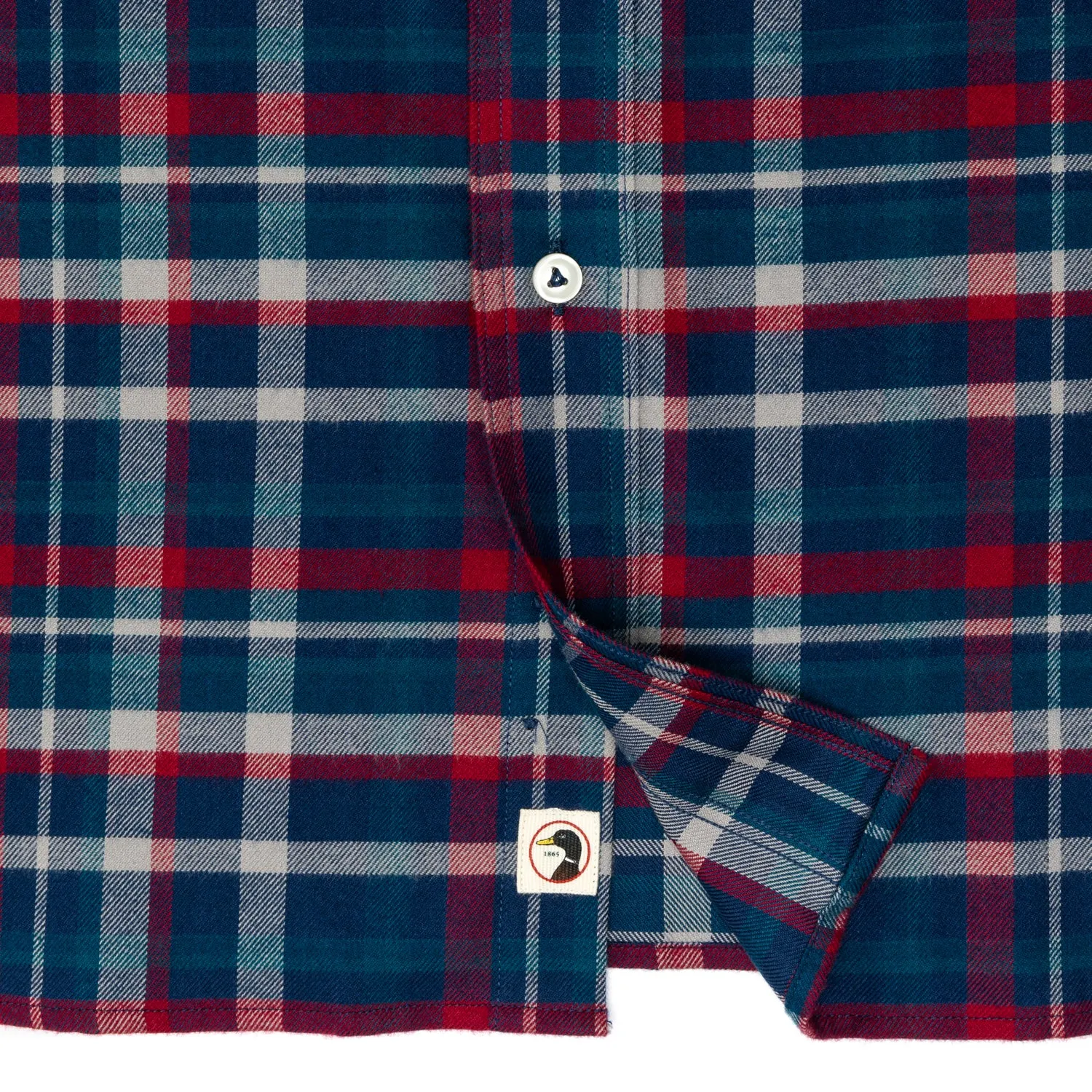 Draper Plaid Cotton Flannel Sport Shirt