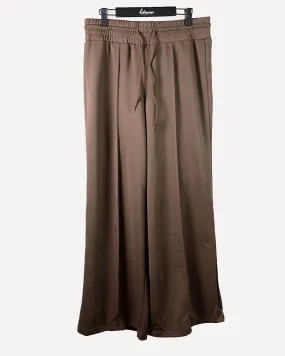 Drawstring waist wide leg pants 3940 - بنطلون