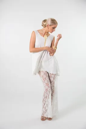 Dream Goddess Lace Palazzo Pants